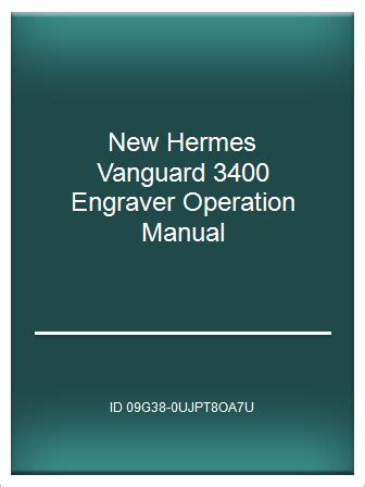 new hermes vanguard 3400 manual|legacy new Hermes catalog.